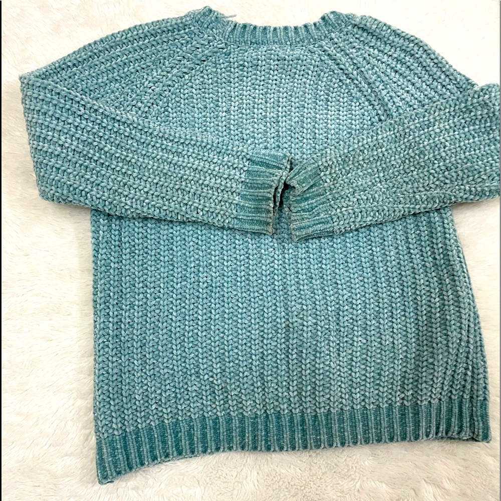 Teal sweater